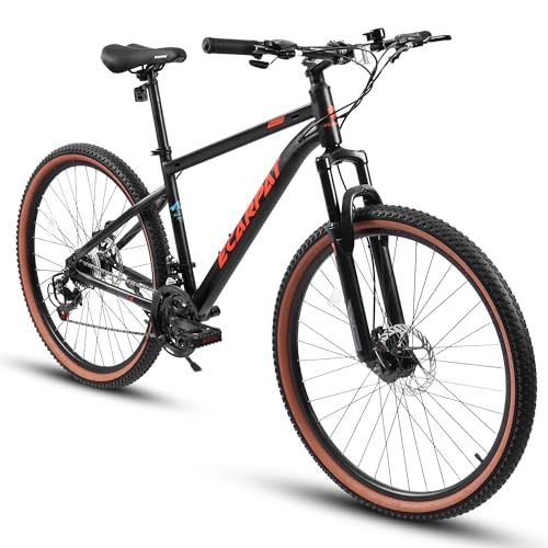 Ecarpat Mountain Bike 27.5 Inch Wheel, 21-Speed...