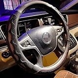 PINCTROT Large Size Steering Wheel Cover Great Grip with 3D Honeycomb Anti-Slip Design, 15.5 - 15.75...