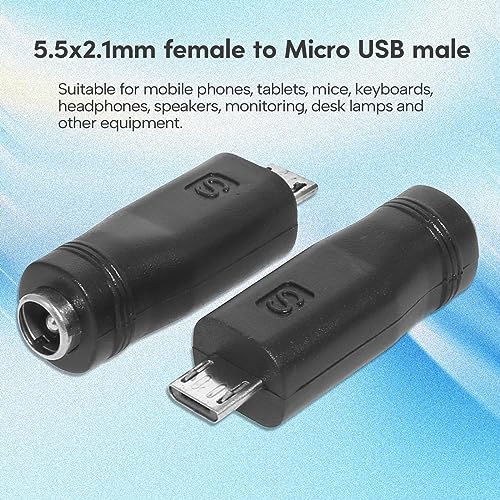 Adaptador de corriente tipo C desde DC5521 contra la carga lenta 6