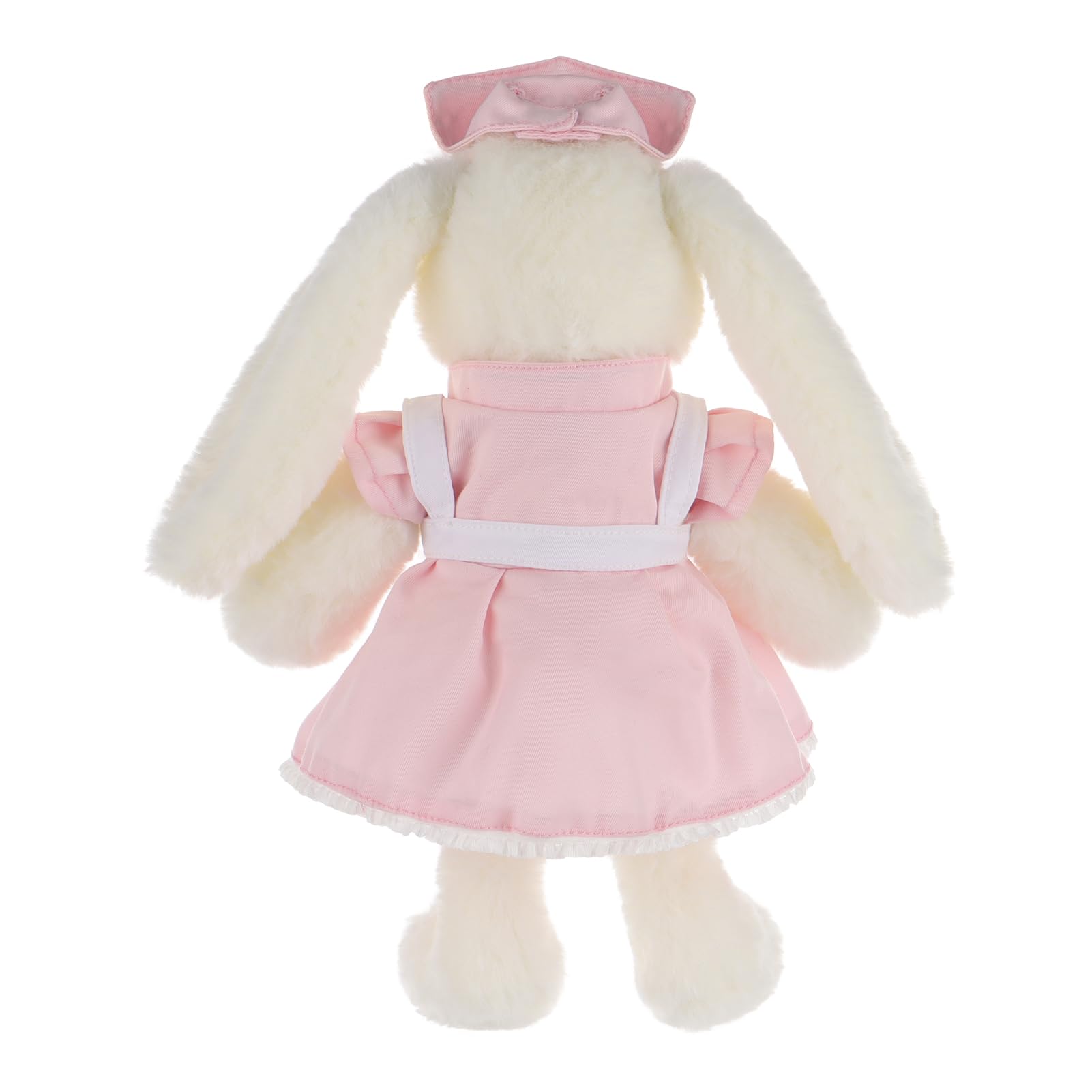 Apricot Lamb Peluche di coniglio sorella per bambini, morbido e carino, per bambine e ragazzi, coniglio soffice, sorella, rosa, 21 cm