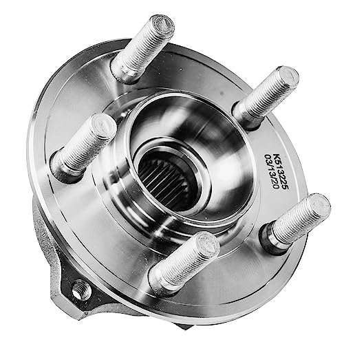 Image of Detroit Axle - AWD Front Wheel Hub and Bearing Assembly Replacement for Chrysler 300 Dodge Charger Challenger Magnum - 2pc Set