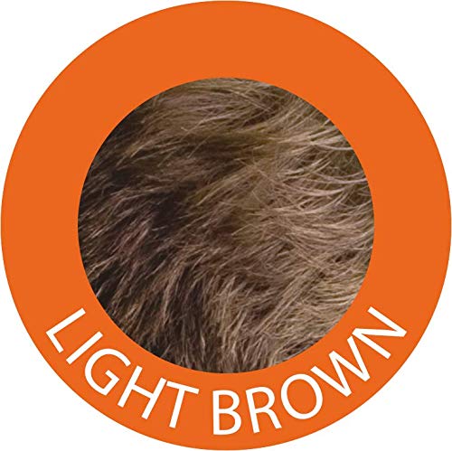 HairLab 100% Organic Hair-Thickening Keratin Fibres for Concealing Hair Loss and Thinning Hair - 30g Light Brown - Image 2