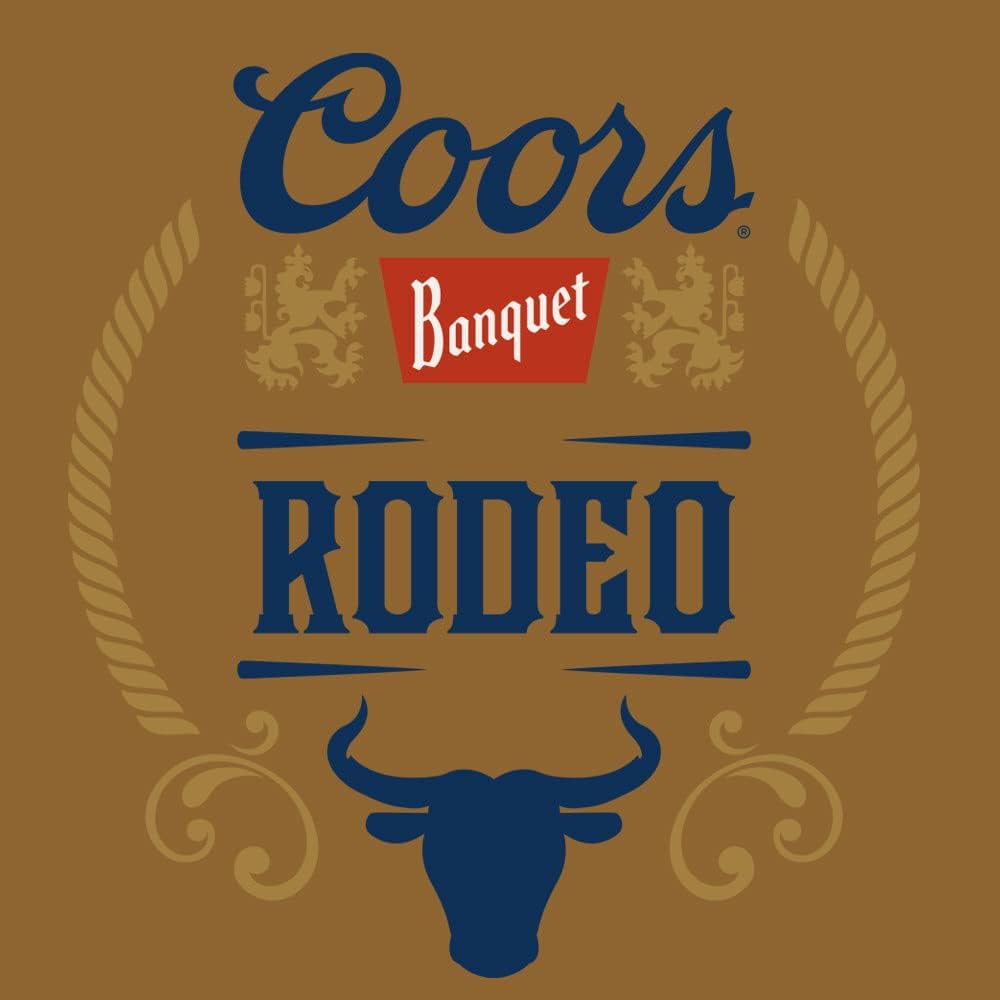 Tee Luv Men's Coors Banquet Beer Hoodie - Hooded Coors Rodeo Sweatshirt