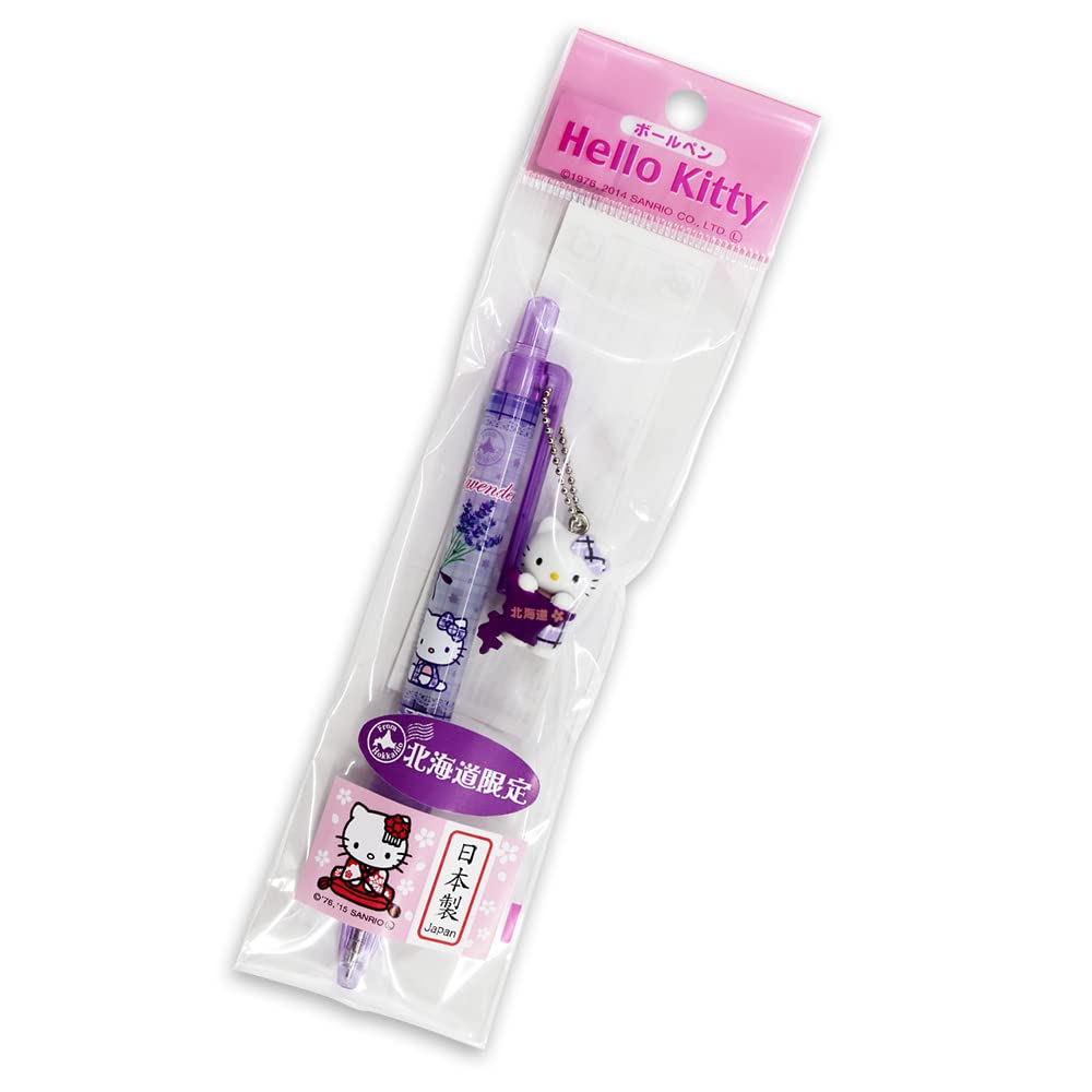 新品未使用】ハローキティ ボールペン パープル ラベンダーの香り