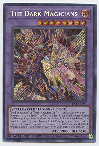 YU-GI-OH! The Dark Magicians - LDS3-EN090 - Secret Rare - 1st Edition, Multicolor, Standard Card Size