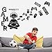 HONEYJOY Game Room Decor, Boys Room Decorations for Bedroom, Video Game Room Wall Stickers, Wall Art for Kids Men Playroom Living Room