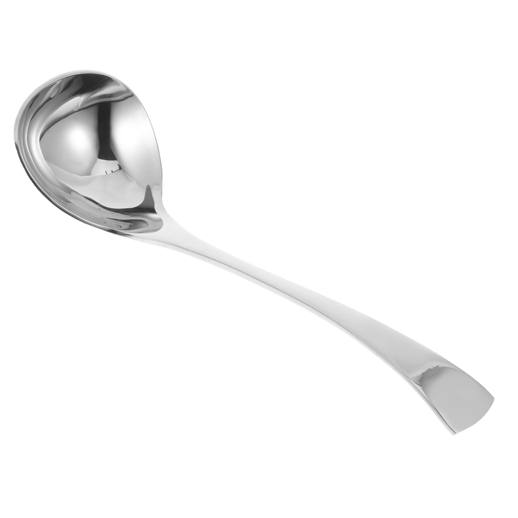 Louche à soupe inox pour vos repas de famille service de table élégant et fluide Alipis
