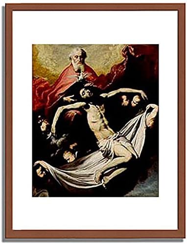 Amazon.co.jp ホセ・デ・リベラ「Die hl.Dreifaltigkeit. 」 インテリア アート 絵画 プリント 額装作品