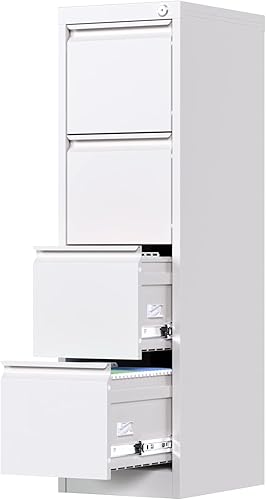 GangMei Archivador lateral de 2 cajones archivador lateral de metal con cerradura archivador lateral de acero de tamaño legal para oficina y hogar