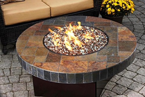 Stanbroil Stainless Steel 30" Round Flat Fire Pit Pan W/24 Fire Burner Ring Installed, Btu 296,000 Max #TOP4