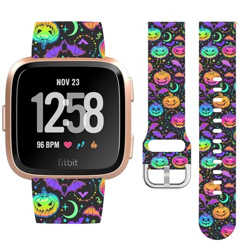 Watbro �n���E�B���z���f�[�o���h Fitbit Versa/Lite/Fitbit Versa 2�p�o���h ���f�B�[�X �����Y �\�t�g�V���R�� �L���[�g �X�|�[�c �p���v�L���X�g���b�v