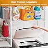 Amazon.com: ULIFHOME U14 Over Washer and Dryer Storage Shelves, 4 Tiers ...