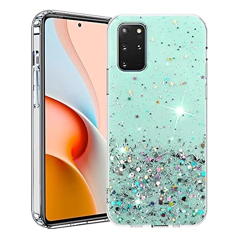 Funda de silicona para Samsung Galaxy S20 Plus, color negro y rosa Cover