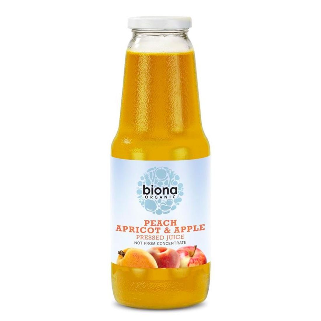 Biona Peach | Apricot & Apple Juice | 6 X 1L