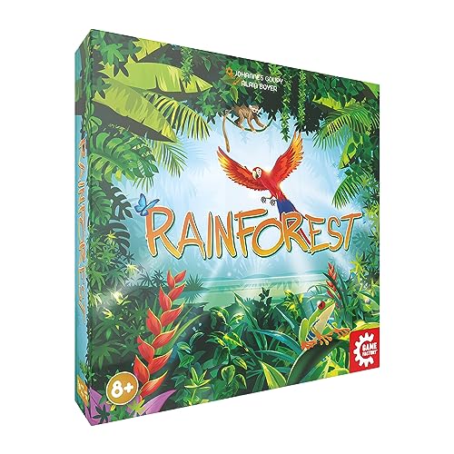 Game Factory 646320 Rainforest, farbenfrohes Legespiel für 2-4 Spieler,...