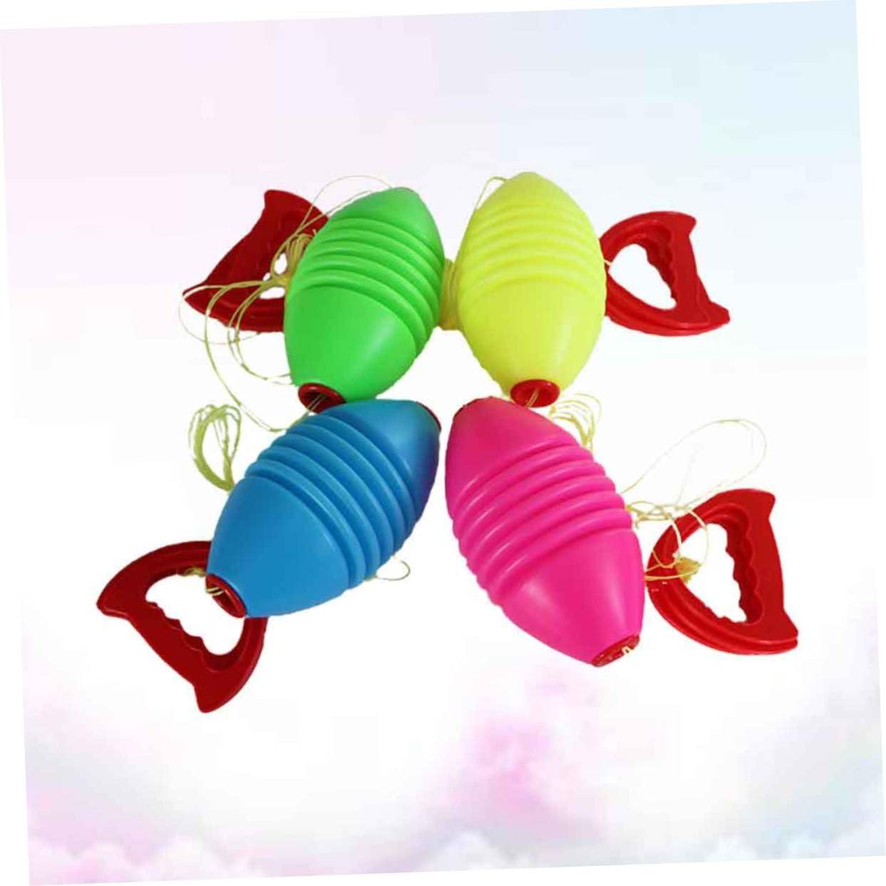 MOLUCKFU Jumbo Pulling Balls Sports Set Hand Fitness Ball Interactive Double Player Toy 4 3 Boost Boys and Girls' Health Random Colors