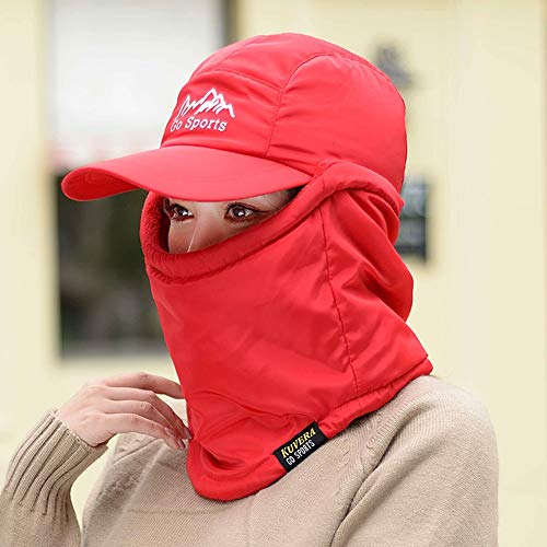 Chapeau de ski chaud coupe-vent pour homme et femme et cagoule vélo