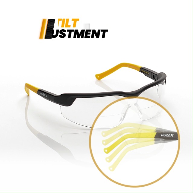 Lunettes De Sécurité Bifocales VoltX - Lecture Et Protection UV400, Réglables