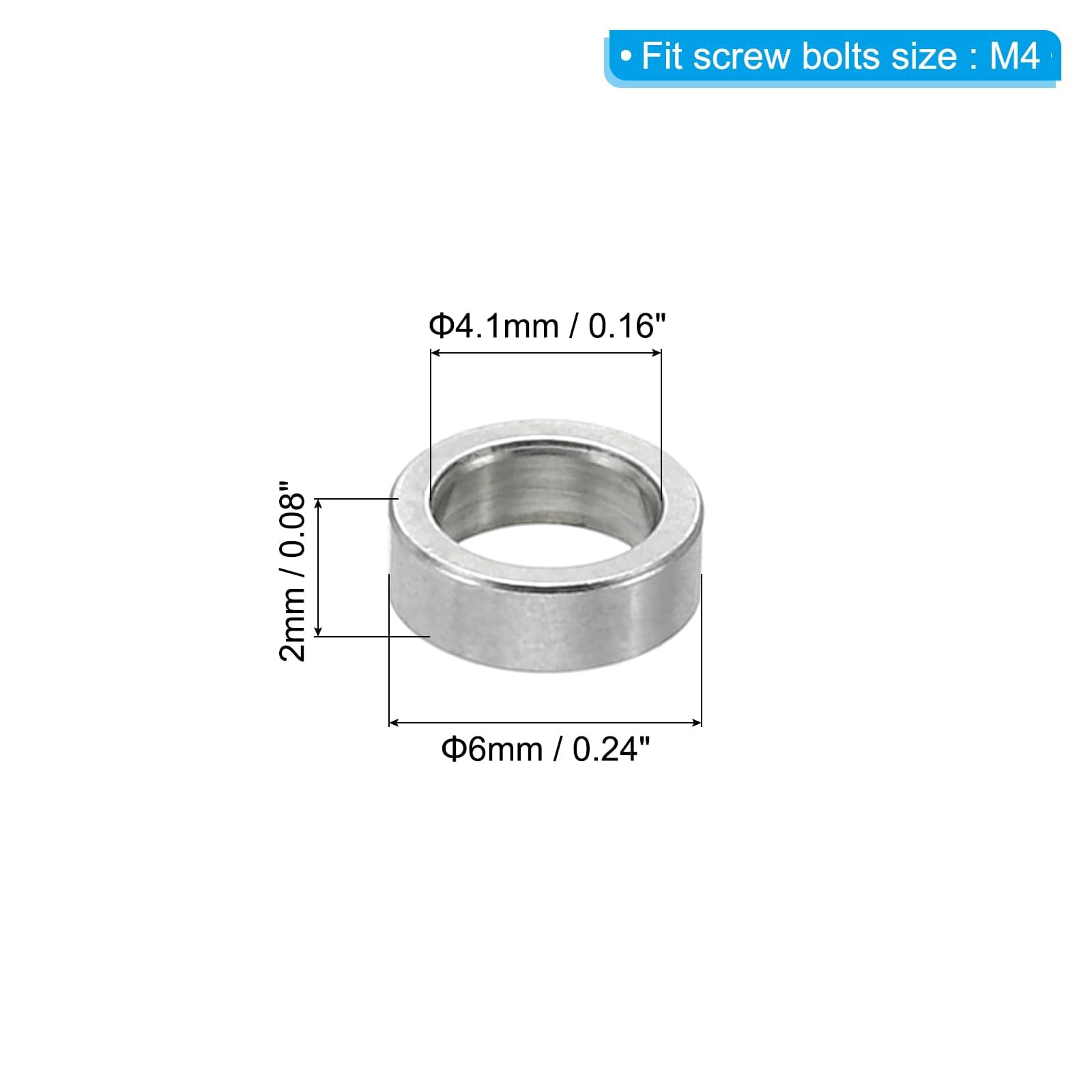 Unifizz M4 Stainless Steel Spacers - Image 2