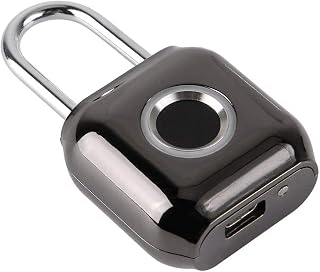 Fingerprint Padlock Smart Touch Lock Metal Waterproof IP65 Anti-Theft Intelligent Keyless for Gym Locker School Backpack Suitcase Travel Luggage