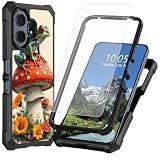DIGTIALL for TCL K70 5G Phone Case,Frog and Mushroom