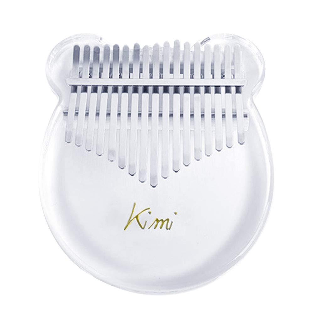 Kimi Kalimba Thumb Piano Sheep Abao 17 Tone Beginner Transparent Finger Piano-image-14