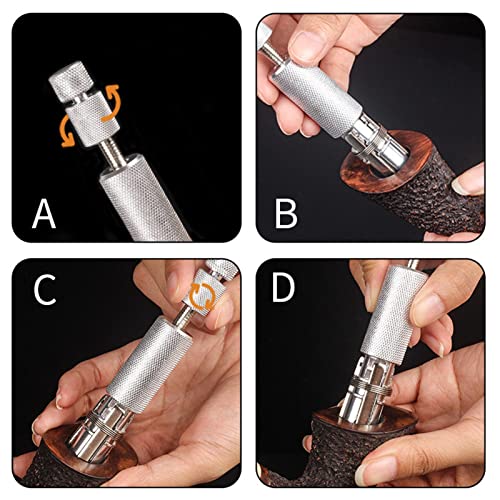 Raspador de carbono para cachimbo de tabaco - Alargador de Aço Inoxidável,Acessórios para cachimbos