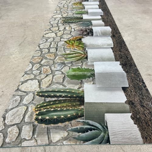 Alfombra pasillo antideslizante para evitar resbalones y proteger el suelo con vinilo PVC 6