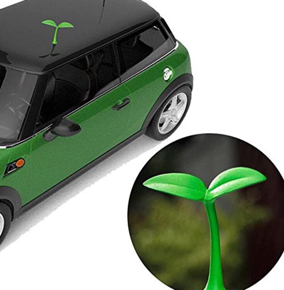 Funny Bean Sprouts/Snail Tentacle/Devil Horn car Sprout car Stickers,Car Roof Decoration 3D Car Sticker Creative Anti-Collision Protector Universal fit (1 PCS Bean Sprout)
