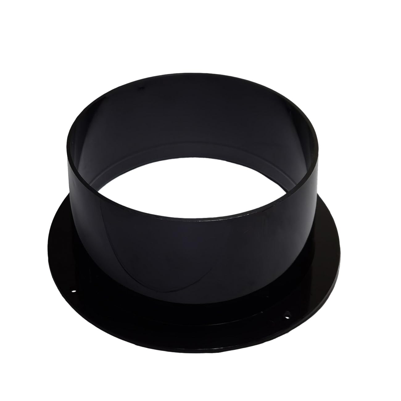 Conector de tubo redondo de PVC, 110 mm, color negro, para tubo de ventilación, color negro, 110 mm