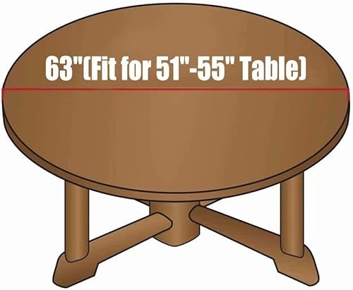 Miniatura 2 de Mantel impermeable con borde elástico, decoración de cocina, se adapta a mesas redondas, artículos decorativos y marinos sobre fondo de madera