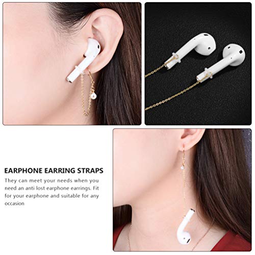 UKCOCO Pulseira de Fone de Ouvido Sem Fio Anti-Perda Com Conector Fone de Ouvido Sem Fio Brincos de