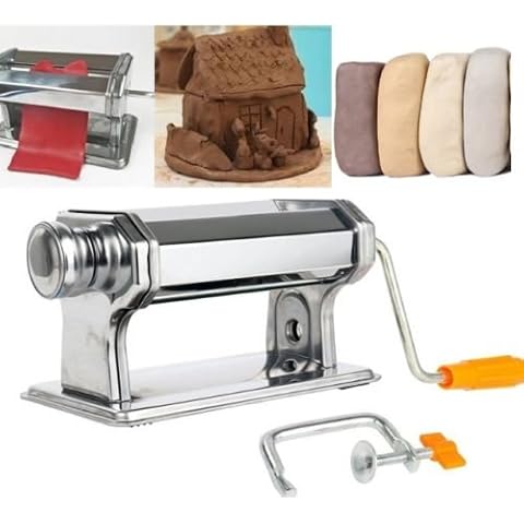 eatingbiting Professional Ultimate Clay Maschine Craft Clay Maschine Polymer Clay Drücken Werkzeug Müheloses mischen mischen Farben 15 cm breit Roller dünn 1 Cover