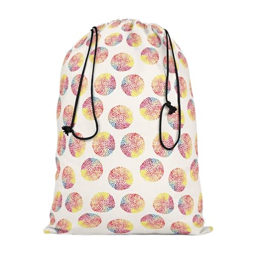 Image of ArtzFolio Watercolor Circles D3 | Reusable Sack Bag | Bag for Gym, Storage, Vegetable & Travel