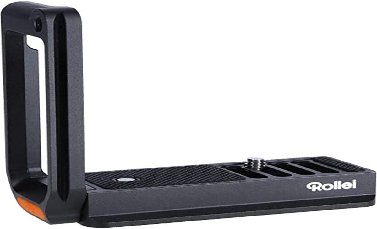 Rollei Universal L-bracket, Arca-Swiss compatible L-angle for mounting under the camera
