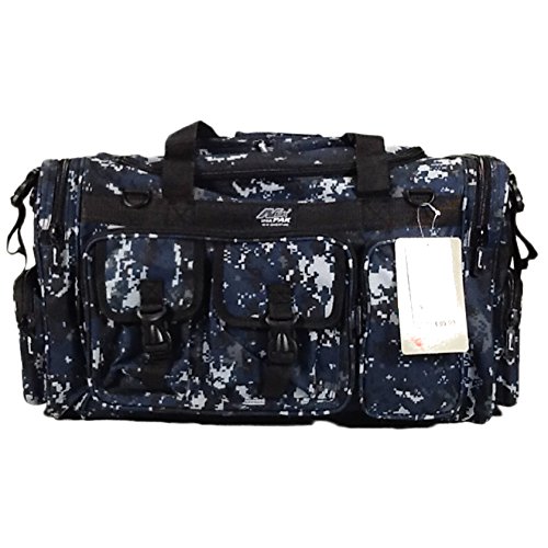 Nexpak 26" 3800Cu.in Tactical Duffel Range Backpack Tfbp126 Dmbk (Navy Blue) Digital Camouflage #TOP2