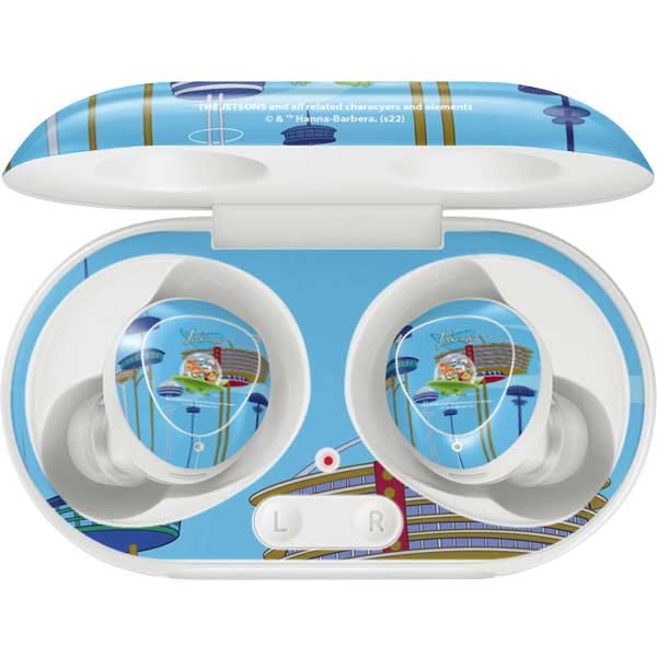 Skinit Decal Audio Skin Compatible with Samsung Galaxy Buds+ - Officially Licensed Warner Bros The Jetsons Design