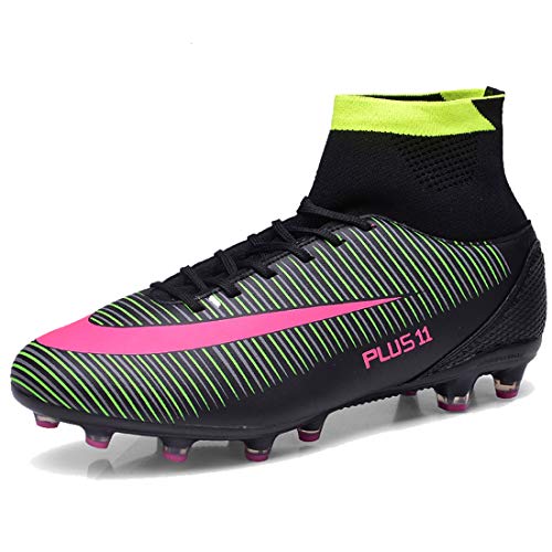 Botas de Fútbol para Hombre Spike Aire Libre Profesionales AtletismoTraining Deporte Zapatillas de Fútbol Hombre Zapatos de Fútbol.