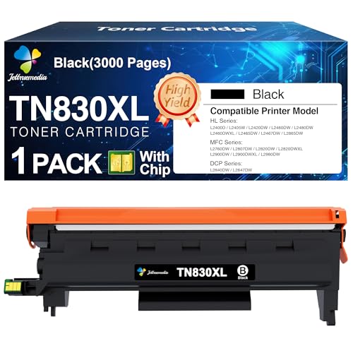 Toner noir TN830XL haut rendement pour des impressions nettes et durables