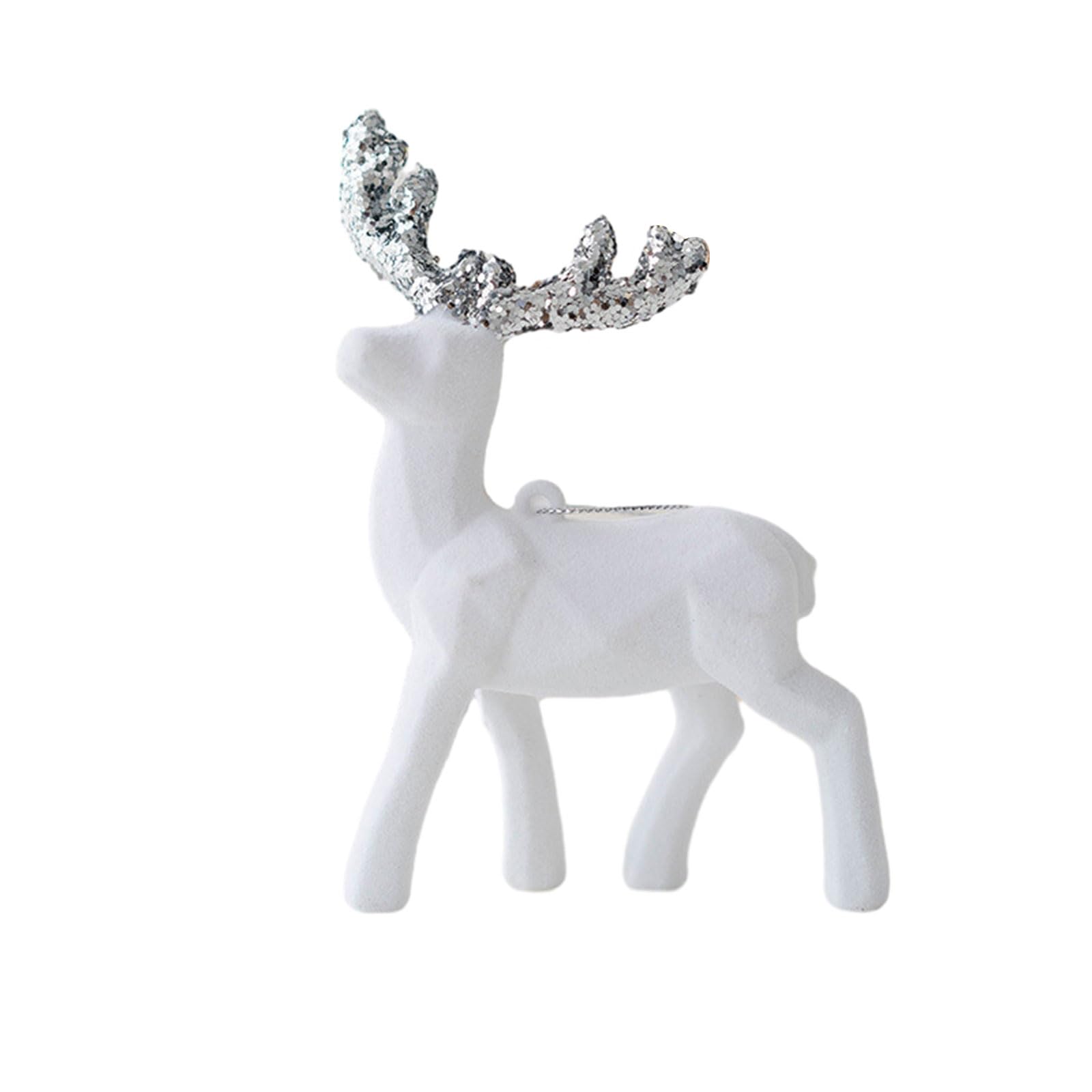 Christmas Elk Reindeer Desktop Decoration Sequins Deer Pendant Christmas Tree Decor Props Shopping Mall Pendant