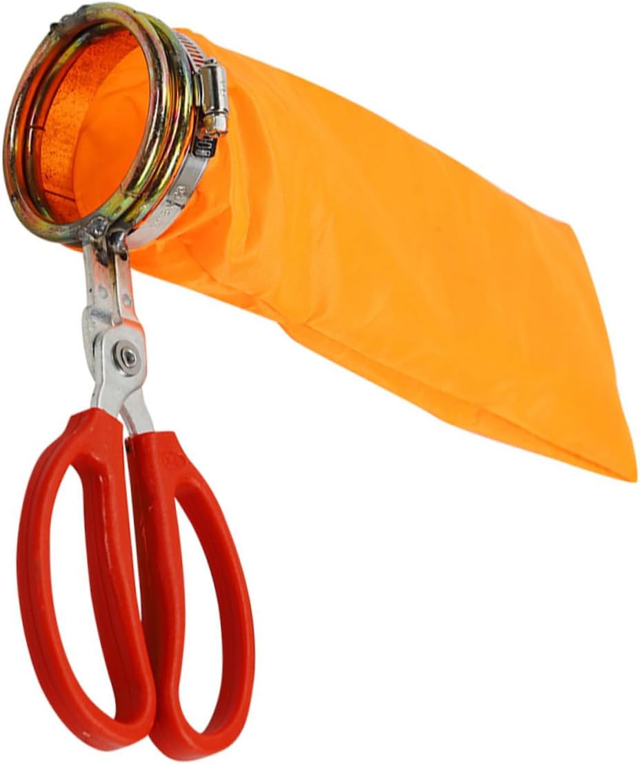 POPETPOP 3pcs Picker Basket Lightweight Reusable Fruit Harvesting Tool for Garden Portable Scissor Design for Easy of Grapes and More Sturdy and Cloth Material