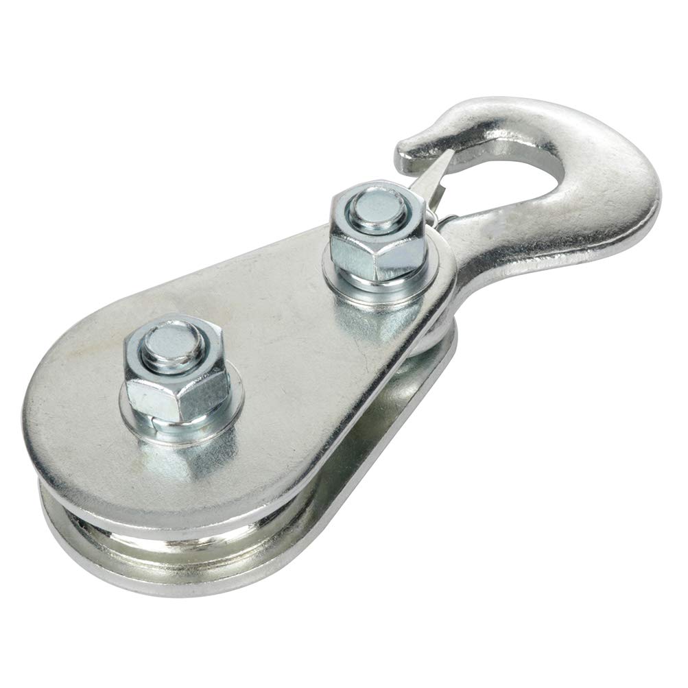cciyu Pulley Hook 2 Ton 4400 LBS Snatch Block with Hook Heavy Duty