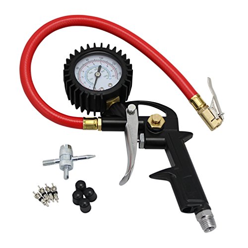Milton EXELAIR 10 Piece Pistol Grip Inflator Gauge Kit, 1/4,