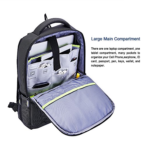 Slim-Laptop-Backpack-Anti-Theft-Durable-Travel-Business-Backpack-Water-Resistant-College-School-Computer-Bag-for-Women-and-Men-Lightweight-Student-Daypack-Fits-156-Inch-Laptop-Notebook