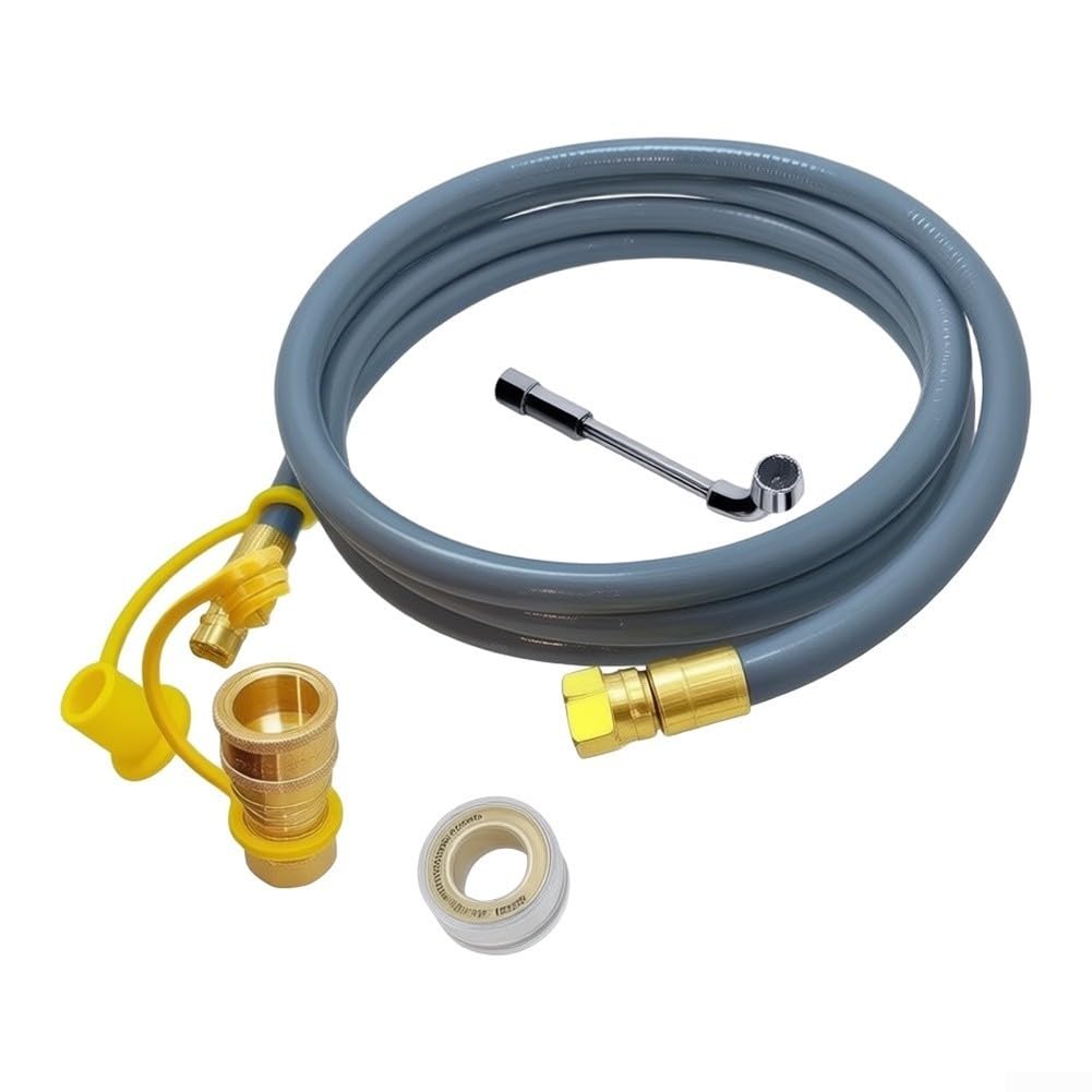 Kit de manguera de gas para barbacoa al aire libre de 10 pies