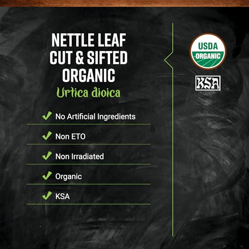 Frontier Co-op Organic Stinging Nettle Leaf, Cut and Sifted, for Making Nettle Tea, Kosher | 16 Ounce (Pack of 1) - Image 6