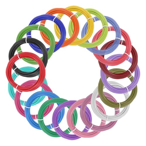 Filament PLA pour stylo 3D créatif : 20 couleurs pour vos activités de loisirs créatifs
