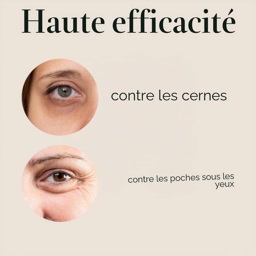 mellow NOIR Xtreme Eye Cafféine Booster Sérum pour les yeux 15 ml | Rembourrage instantané, avec caféine pour les yeux fatigués et enflés, contre les cernes et les poches larmes, végétalien