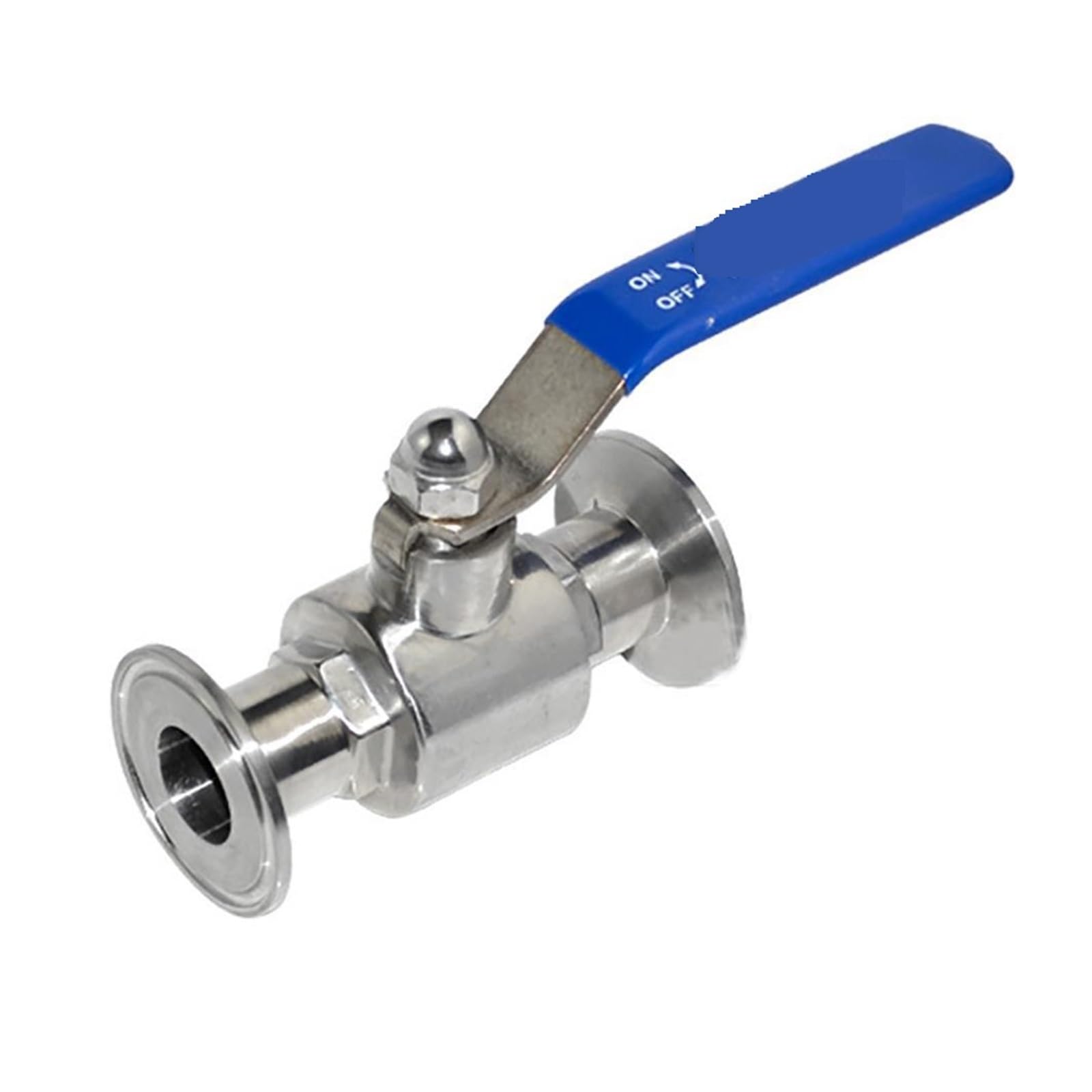 Válvula de Bola Tri Abrazadera De Válvula De Bola De Puerto Completo, Virola, Acero Inoxidable For Agua, Aceite, Aire, Gas(76mm)