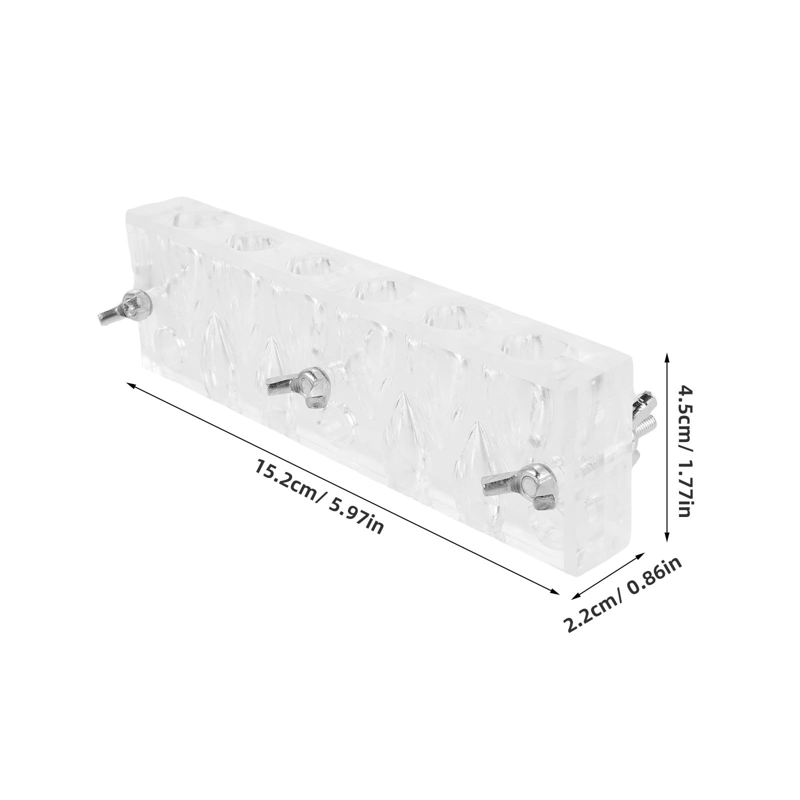Alasum Mini Molde para Incienso de reflujo: Molde cónico de acrílico Transparente para Manualidades, aromaterapia, Ceremonias y decoración de Ocasiones Especiales.